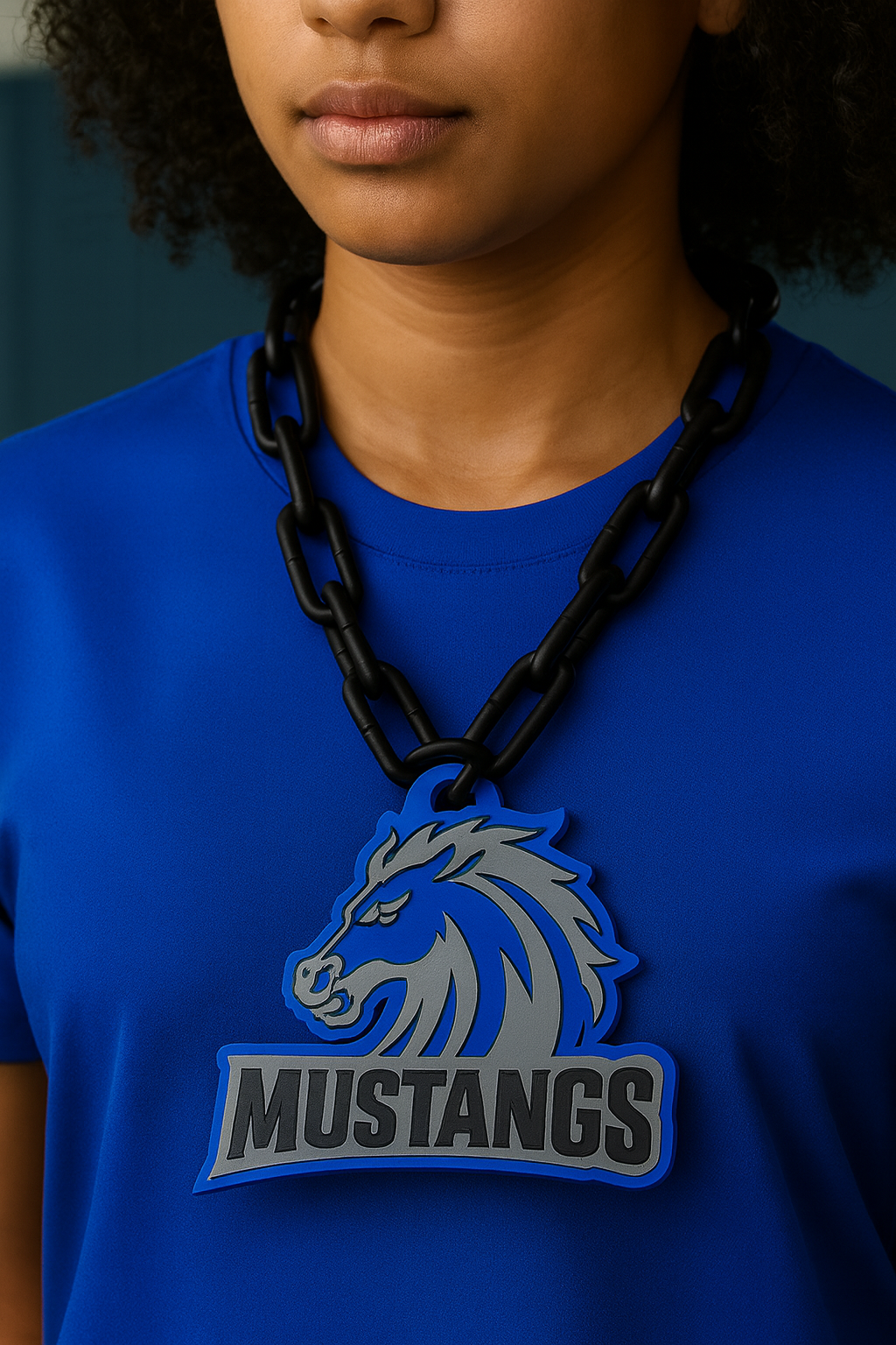 Chancellor Middle Mustangs — DookieChain Medallion