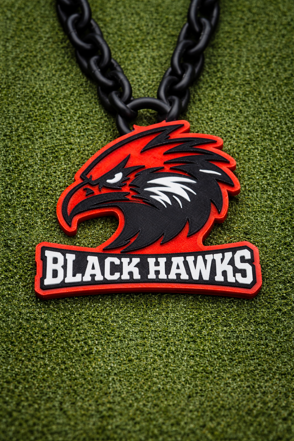 Brooke Point High Black Hawks — DookieChain Medallion