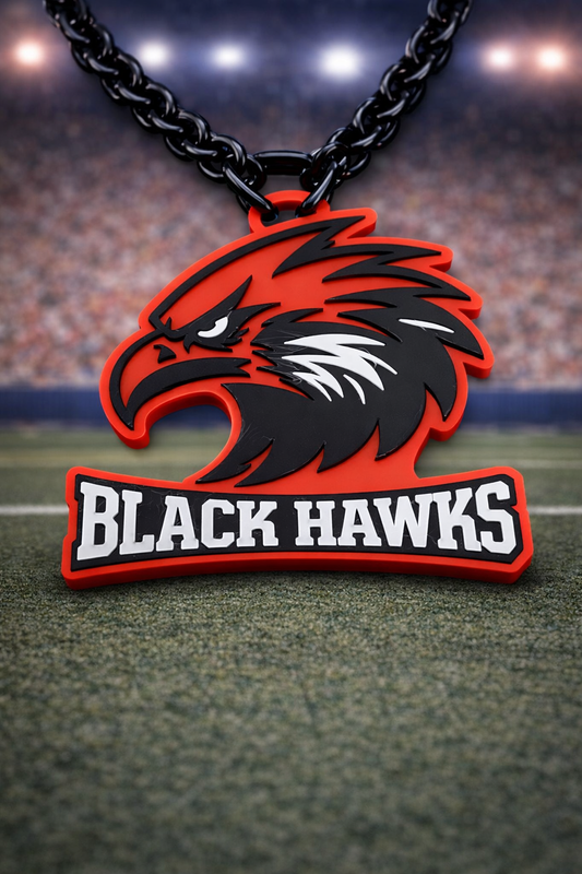 Brooke Point High Black Hawks — DookieChain Medallion