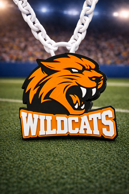 Mountain View High Wildcats — DookieChain Medallion