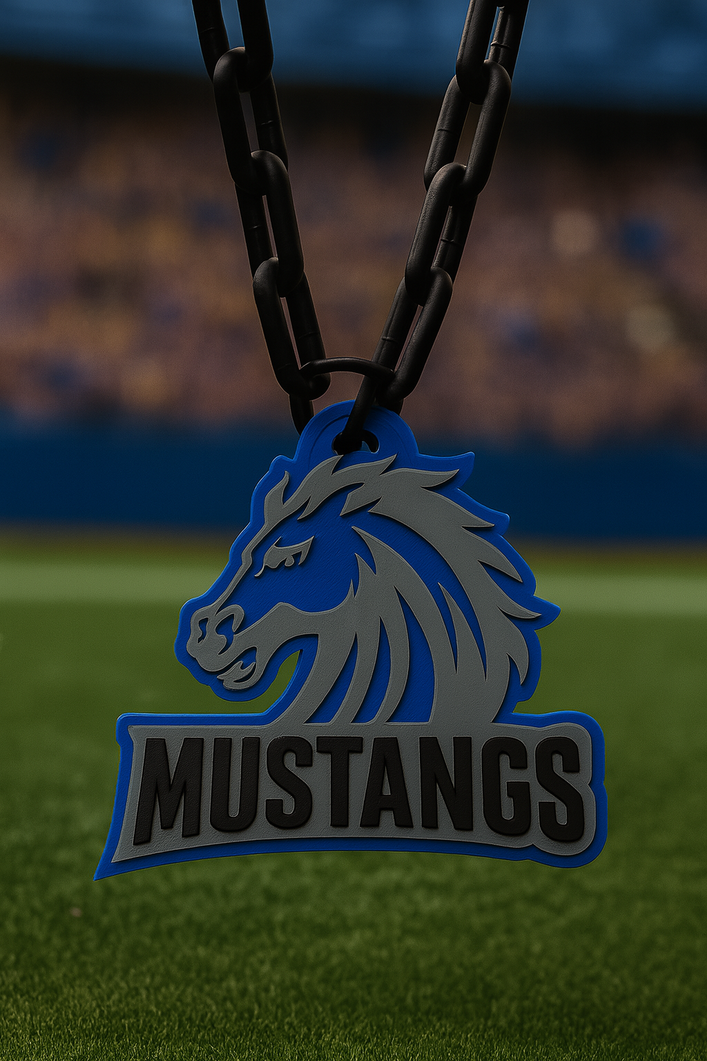 Chancellor Middle Mustangs — DookieChain Medallion